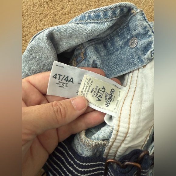 Oshkosh B’Gosh Denim Shortalls - Picture 4 of 7